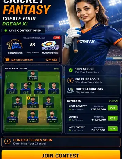 Ber (ber bet) fantasy cricket & matchday visual 3